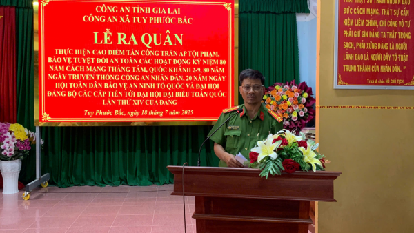 GIA LAI: TUY PHƯỚC BẮC RA QUÂN - SỨC MẠNH ĐỒNG LÒNG GIỮ VỮNG BÌNH YÊN TRƯỚC THỀM ĐẠI LỄ