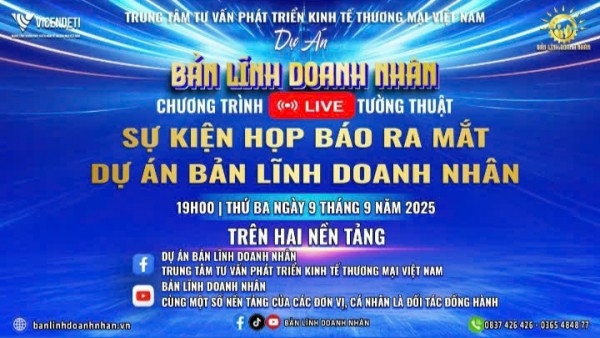 Khởi động dự án ‘Bản lĩnh doanh nhân’