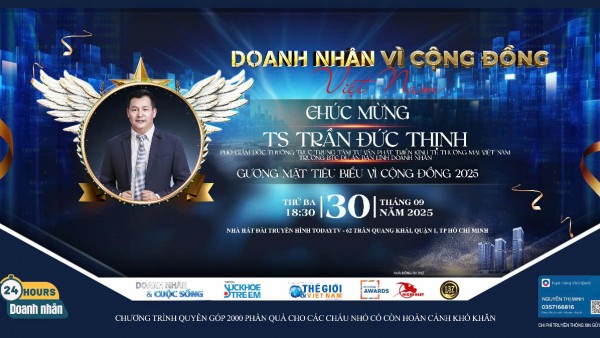Tiến sĩ Trần Đức Thịnh – “Gương mặt Tiêu biểu Vì Cộng đồng"