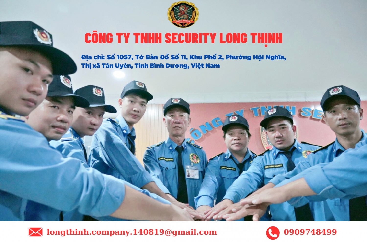 Đội ngũ bảo vệ chuyên nghiệp của công ty TNHH Security quyết tâm phục vụ tốt nhất