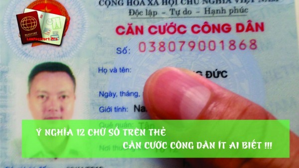 Ý nghĩa 12 chữ số trên thẻ căn cước công dân gắn chip điện tử như thế nào?