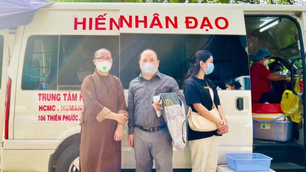 Văn phòng đại diện Trung ương Hội GDCSSKCĐ Việt Nam tham gia hiến máu Nhân đạo”