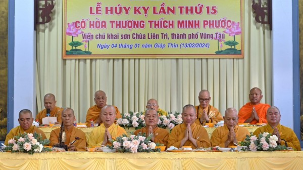 Chùa Liên Trì - Long trọng tổ chức lễ húy kỵ lần thứ 15 của cố Hòa Thượng Thích Minh Phước