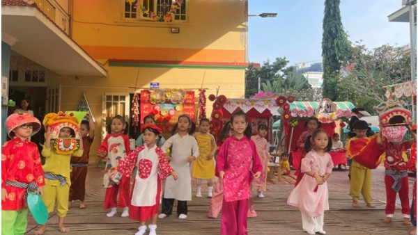 TP Vũng Tàu:Trường Mầm non Happy Kids’House tổ chức Ngày hội Tết cổ truyền dành cho các bé