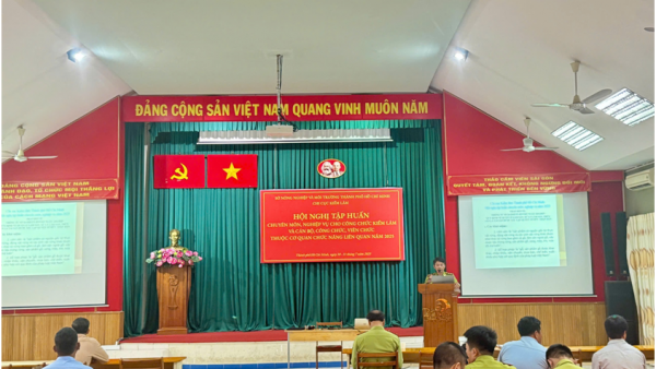 TP Hồ Chí Minh: Hội nghị tập huấn chuyên môn, nghiệp vụ ngành Kiểm lâm năm 2025