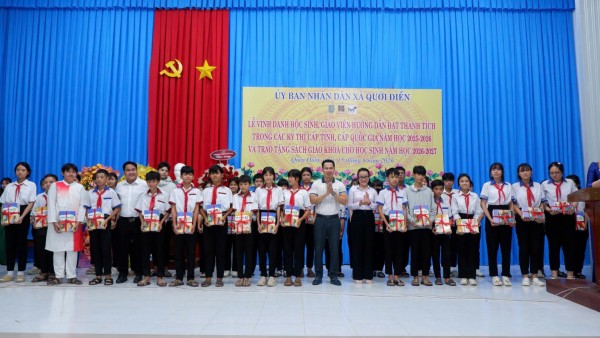 VĨNH LONG: LAN TỎA YÊU THƯƠNG – VINH DANH GƯƠNG SÁNG HỌC TẬP