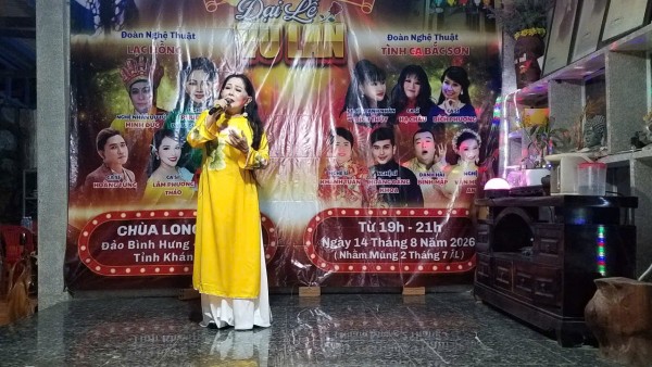 ĐÊM NGHỆ THUẬT CÚNG DƯỜNG MÙA VU LAN BÁO HIẾU – LAN TỎA TÌNH YÊU THƯƠNG NƠI ĐẢO XA