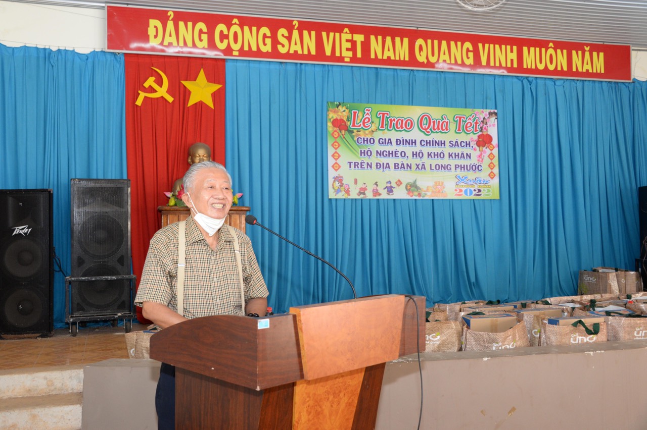 Ông Trần Văn Khánh Nguyên Bí thư Tỉnh ủy Bà Rịa Vũng Tàu phát biểu